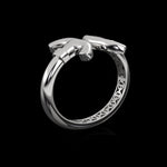 Revere Cuff in 18K white gold, view 2