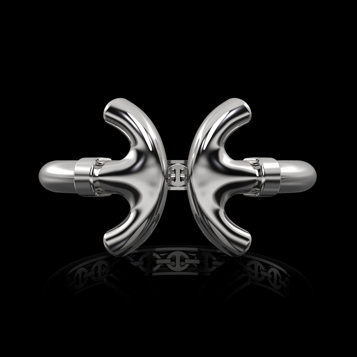 Revere Cuff in 18K white gold