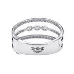 Asset Cuff with Diamonds in 18K white gold, view 2