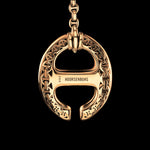 Grand Solo-Link Lariat with Diamonds necklace, back view, view 2