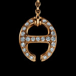 Grand Solo-Link Lariat with Diamonds necklace, view 4