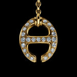 Grand Solo-Link Lariat with Diamonds necklace, view 2