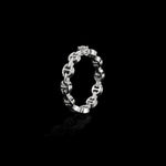Micro II Single Solitaire with 2.5mm Diamond ring in 18K white gold, view 2