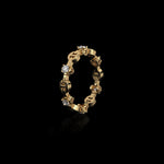 Micro II with 6 Diamonds ring in 18K yellow gold
