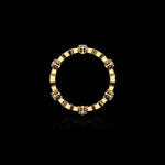 Micro II with 6 Diamonds ring in 18K yellow gold, view 2
