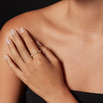Micro II with 12 Diamonds ring in 18K rose gold, detail