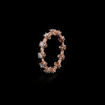 Micro II with 12 Diamonds ring in 18K rose gold, view 2