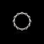Micro II with 12 Diamonds ring in 18K white gold, view 3