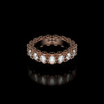 3mm Infinite I Ring in 18K rose gold