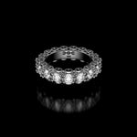 3mm Infinite I Ring in 18K white gold