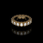 3mm Infinite I Ring in 18K yellow gold by HOORSENBUHS®
