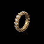 3mm Infinite I Ring in 18K yellow gold