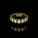 3.5mm Infinite I Ring in 18K yellow gold by HOORSENBUHS®
