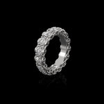 3.5mm Infinite I Ring in 18K white gold, view 2