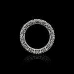 3.5mm Infinite I Ring in 18K white gold, view 3