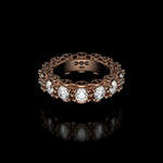 4mm Infinite I Ring in 18K rose gold