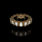 4mm Infinite I Ring in 18K yellow gold by HOORSENBUHS®