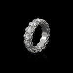 4mm Infinite I Ring in 18K white gold, view 2