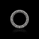 4mm Infinite I Ring in 18K white gold, view 3