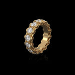 4mm Infinite I Ring in 18K yellow gold