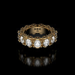 4.5mm Infinite I Ring in 18K yellow gold by HOORSENBUHS®