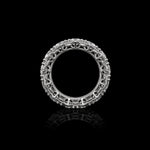 4.5mm Infinite I Ring in 18K white gold, view 3