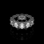 5mm Infinite I Ring in 18K white gold