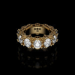 5mm Infinite I Ring in 18K yellow gold by HOORSENBUHS®
