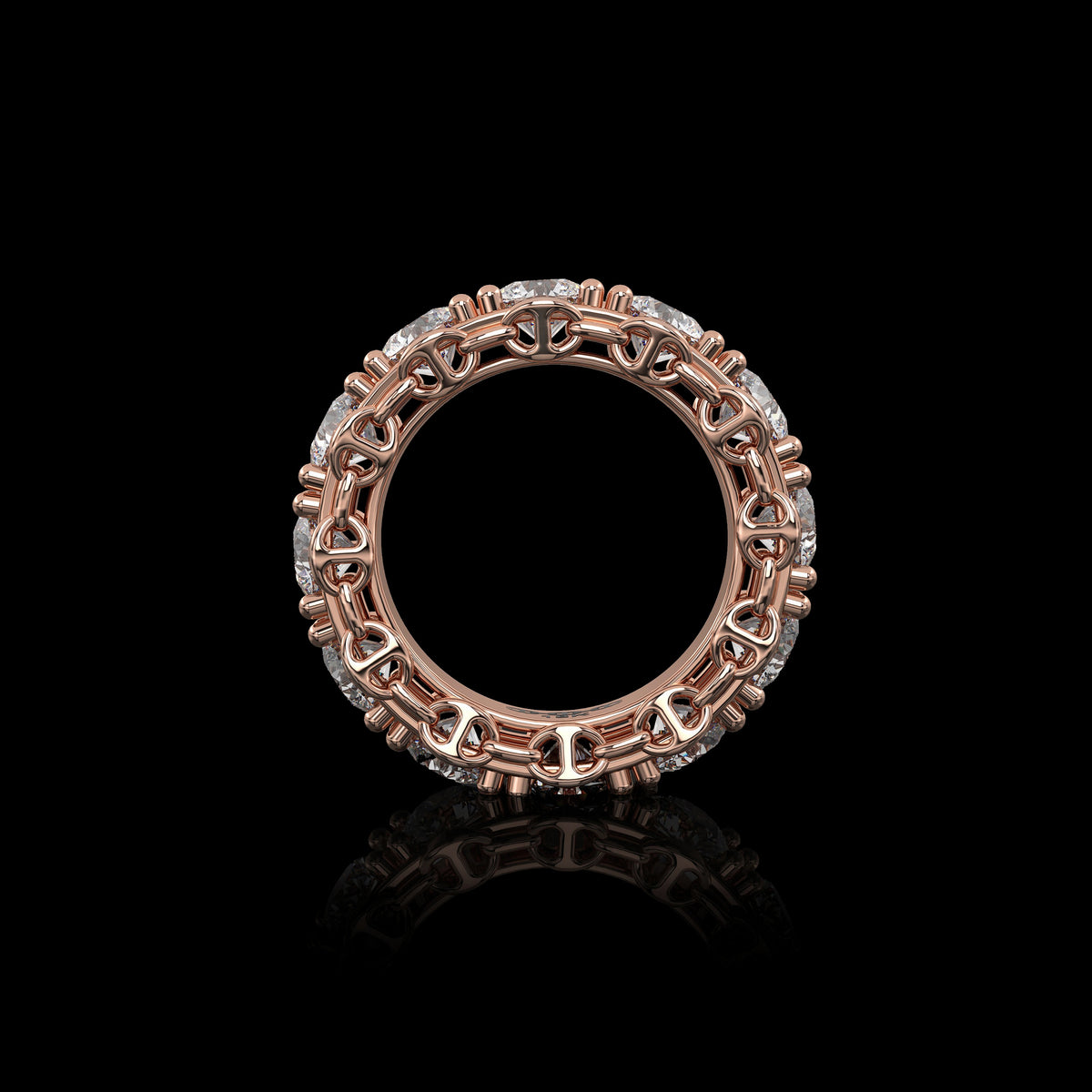 5mm Infinite I Ring in 18K rose gold, view 3