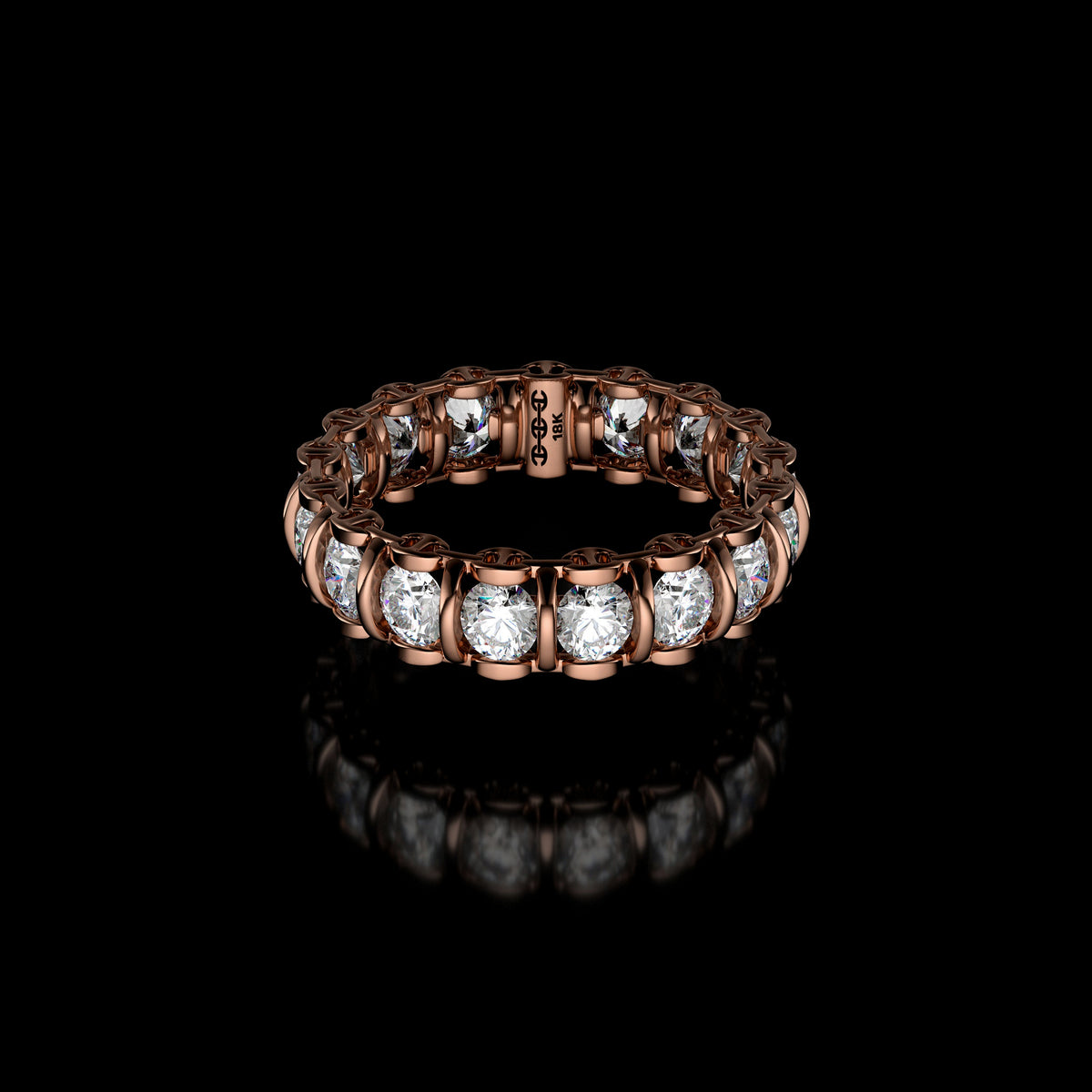 3mm Infinite II Ring in 18K rose gold