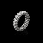 3mm Infinite II Ring in 18K white gold, view 2