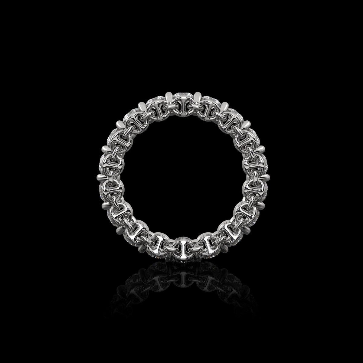 3mm Infinite II Ring in 18K white gold, view 3