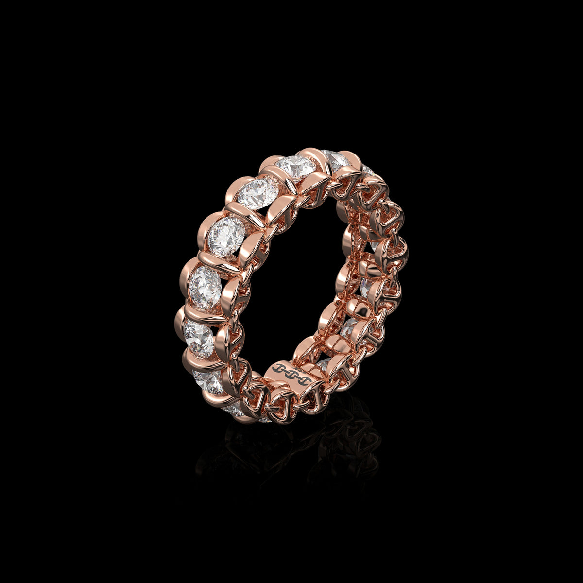 3.5mm Infinite II Ring in 18K rose gold, view 2