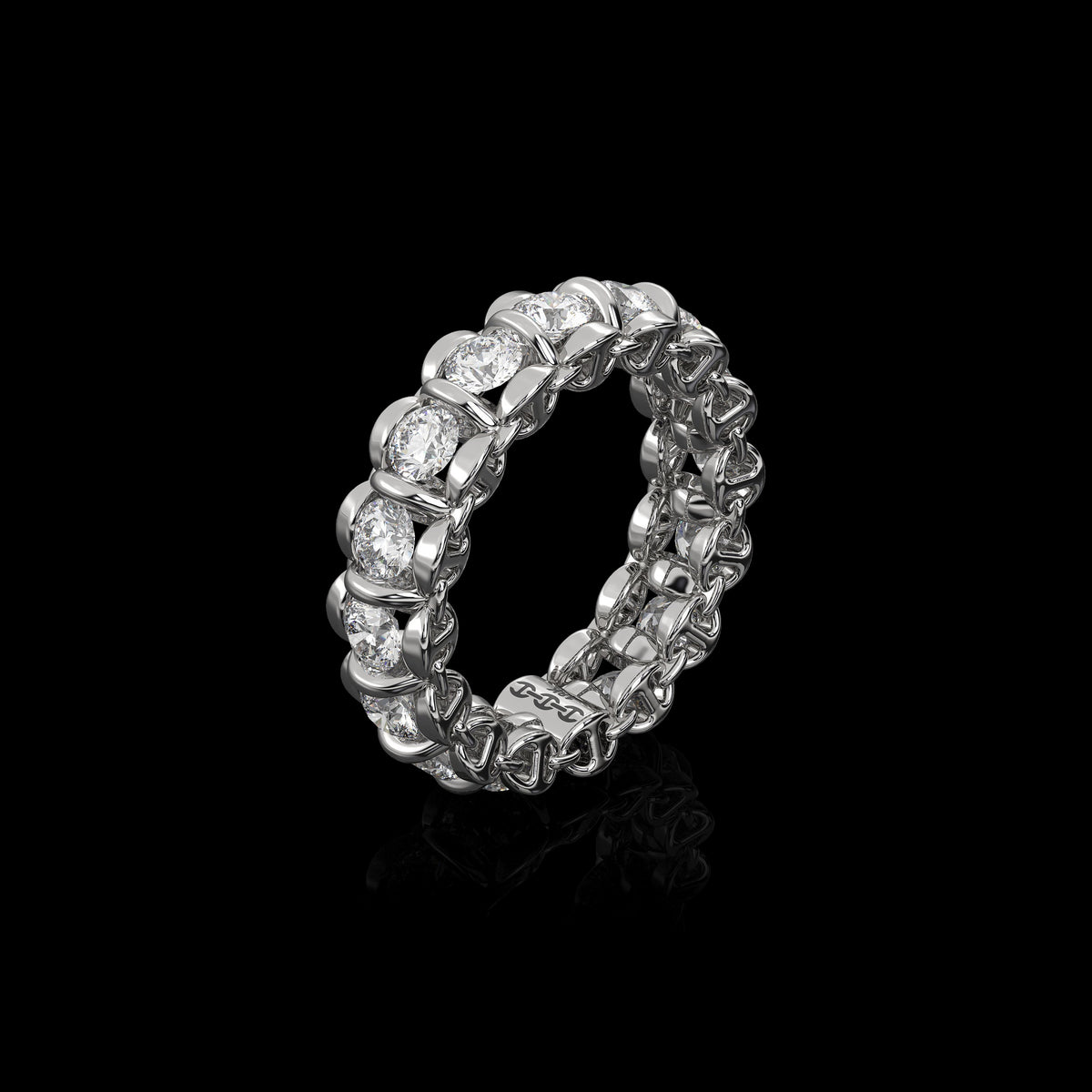 3.5mm Infinite II Ring in 18K white gold, view 2