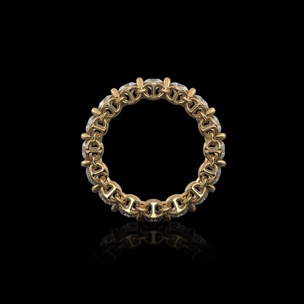 3.5mm Infinite II Ring in 18K yellow gold, view 2