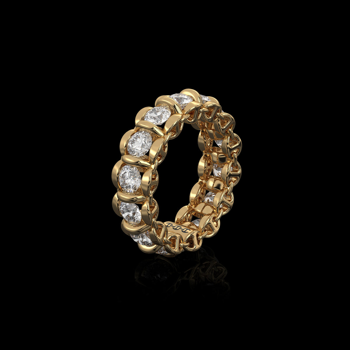 4mm Infinite II Ring in 18K yellow gold