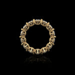 4mm Infinite II Ring in 18K yellow gold, view 2