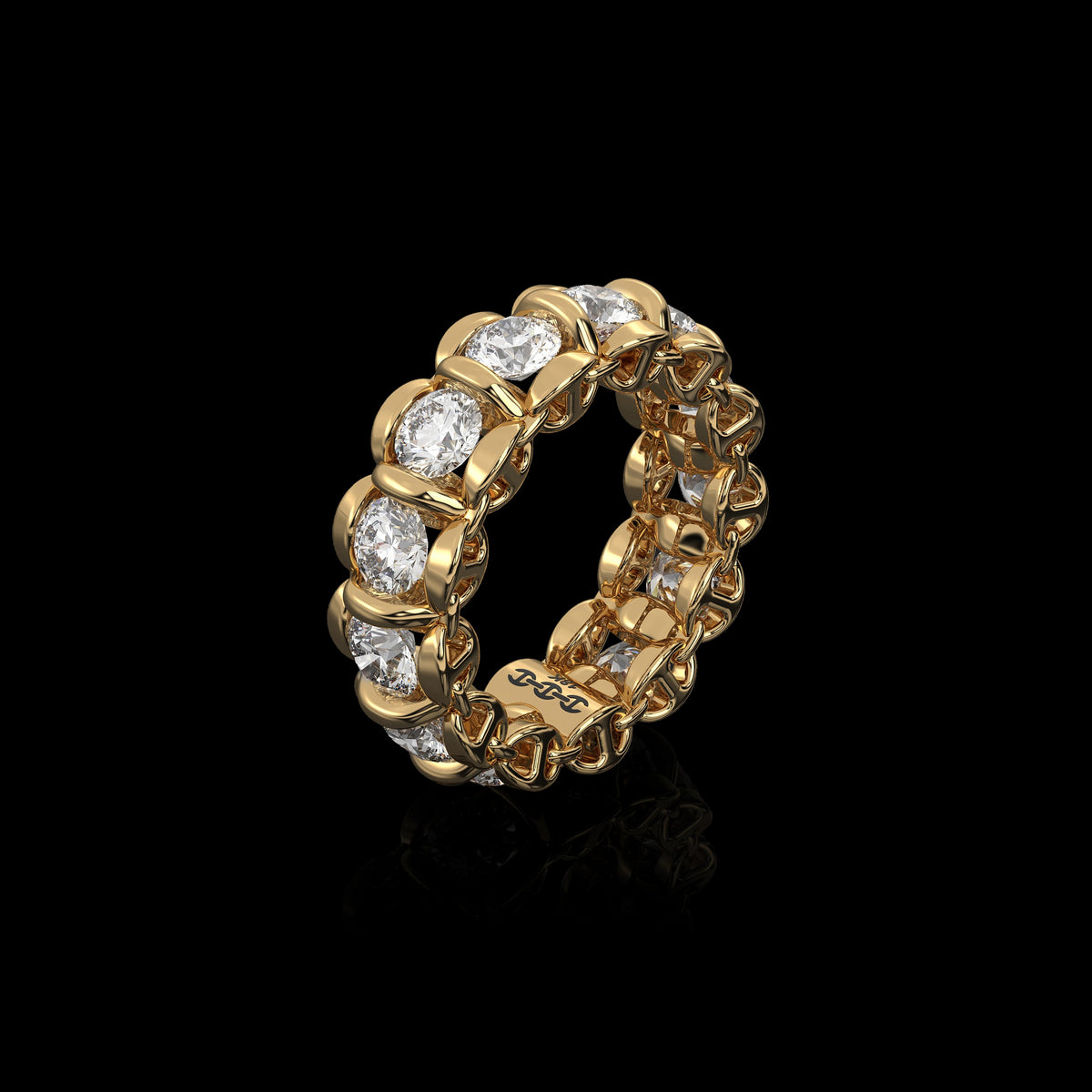 4.5mm Infinite II Ring in 18K yellow gold
