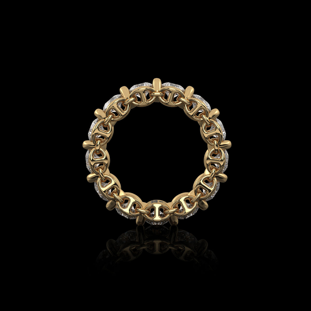 4.5mm Infinite II Ring in 18K yellow gold, view 2