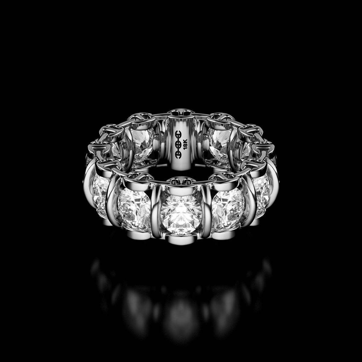 5mm Infinite II Ring in 18K white gold