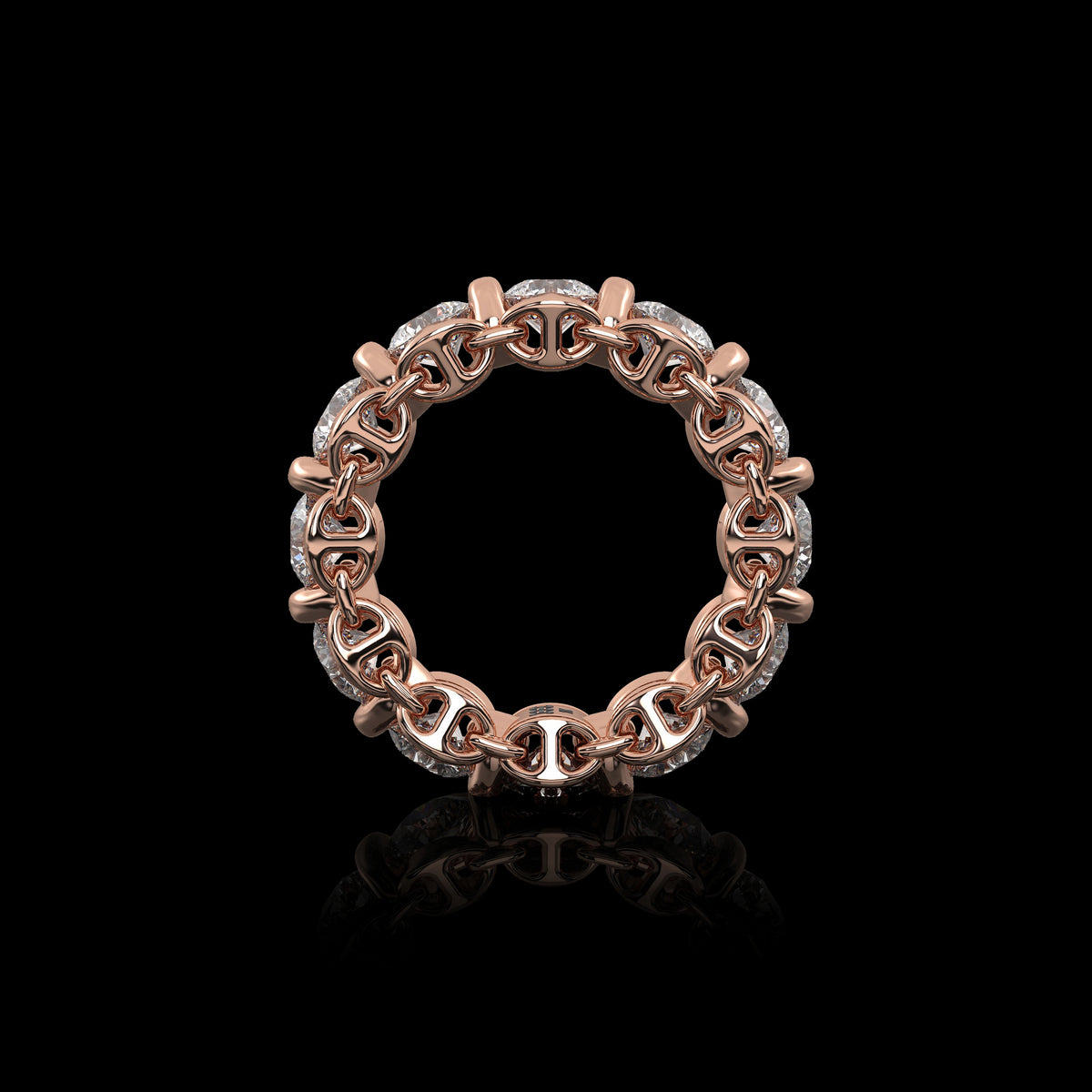 5mm Infinite II Ring in 18K rose gold, view 3
