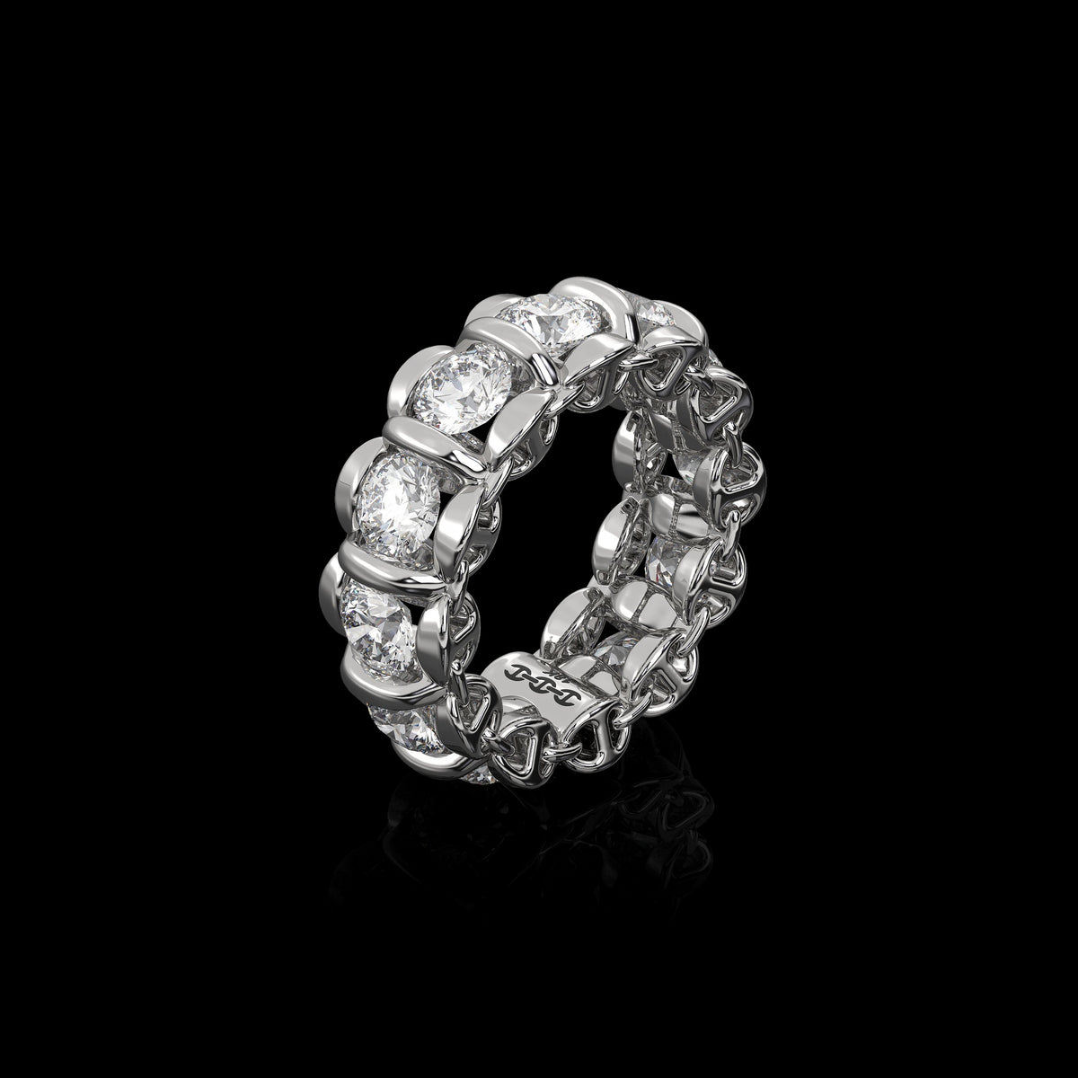 5mm Infinite II Ring in 18K white gold, view 2