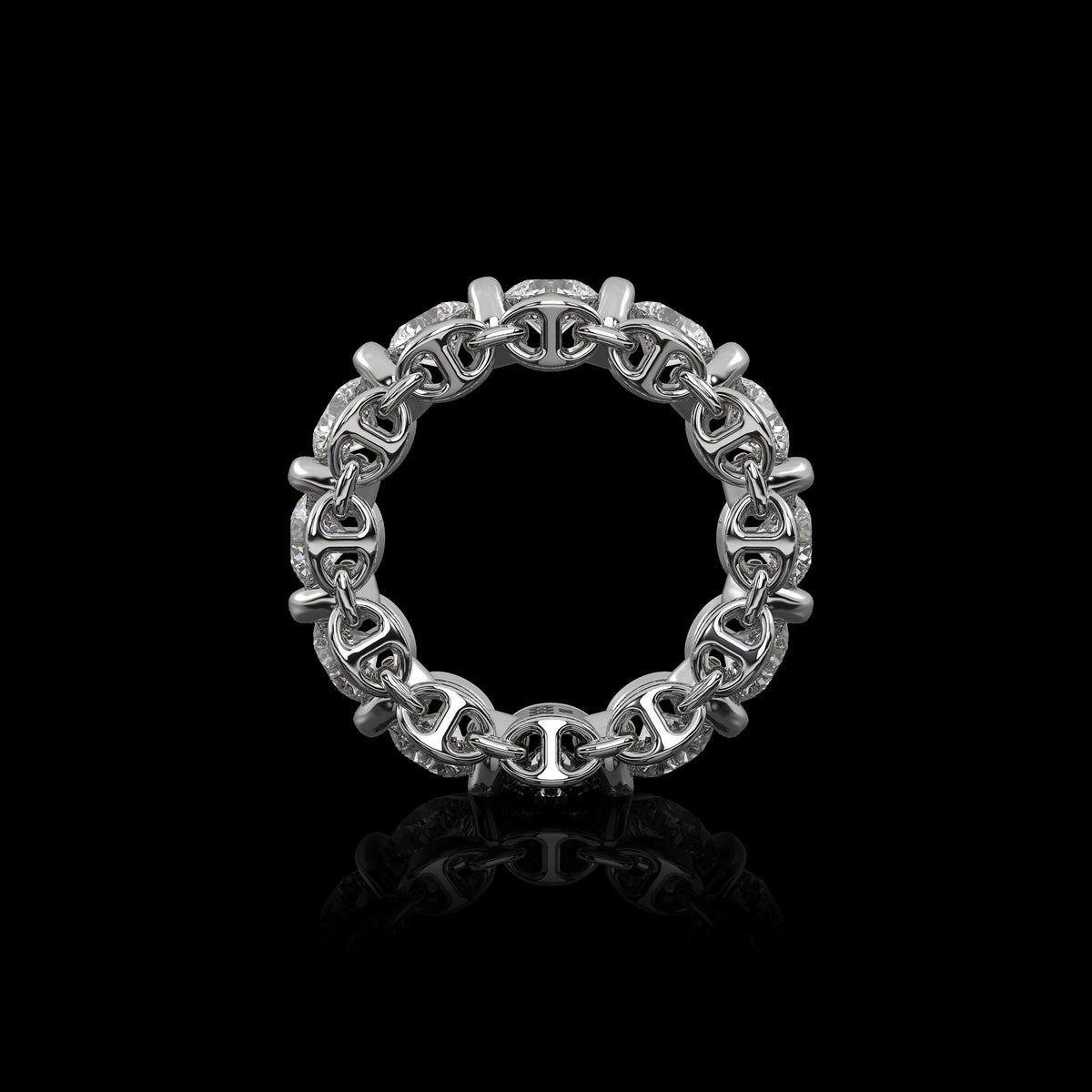 5mm Infinite II Ring in 18K white gold, view 3