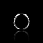 Rectangle Signet Ring in sterling silver