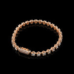 3.5mm Diamond Infinite Bracelet in 18K rose gold