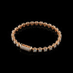 4mm Diamond Infinite Bracelet in 18K rose gold