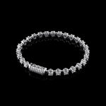 4mm Diamond Infinite Bracelet in 18K white gold