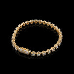 3.5mm Diamond Infinite Bracelet in 18K yellow gold by HOORSENBUHS®
