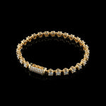 4mm Diamond Infinite Bracelet in 18K yellow gold by HOORSENBUHS®
