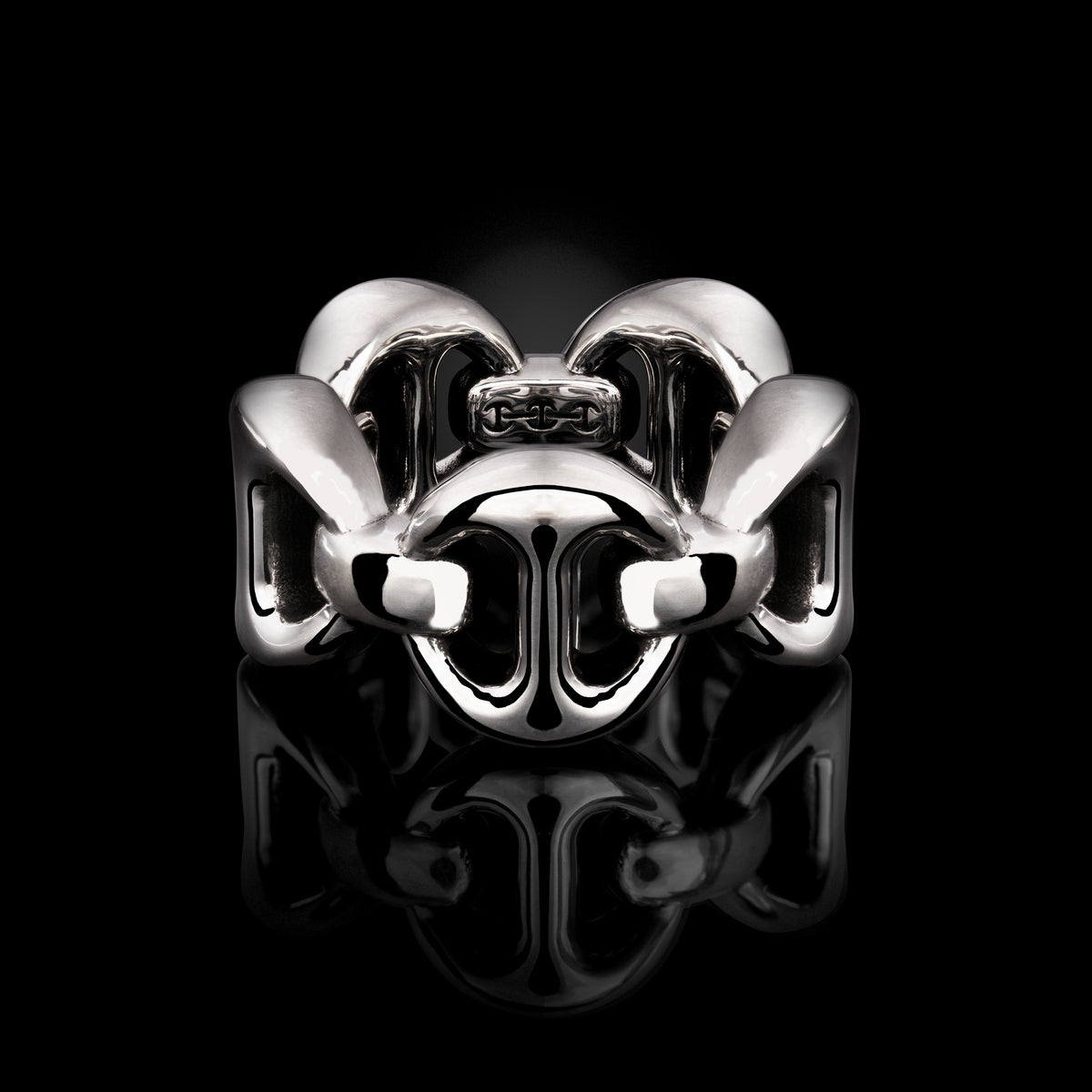 Mega Classic ring in sterling silver by HOORSENBUHS®